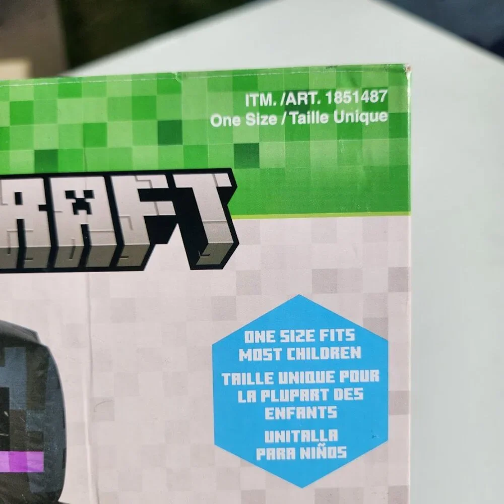 Minecraft Children's Kids Enderman Inflatebale Costume FABRIC ONLY  Zipper closu